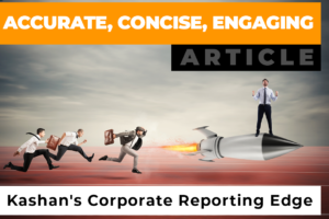 Kashan's Corporate Reporting Edge
